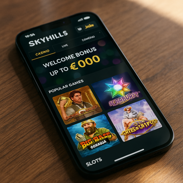 Skyhills Casino - Mobile Platform - Responsive Gaming Experience